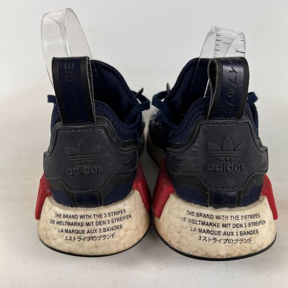 Adidas Nomad NMD r1 women's size 6 blue white red athletic sneakers shoes - Picture 7 of 9